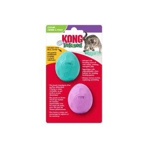KONG Infused Catnip Egg Cat Toy 2-Count