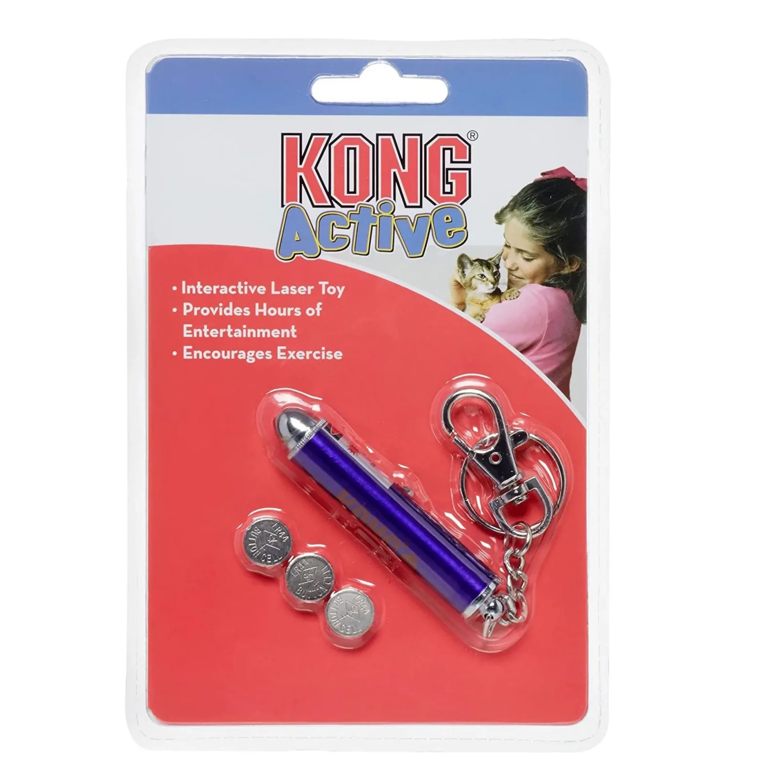 KONG Interactive Laser Cat Toy Purple - Image 2