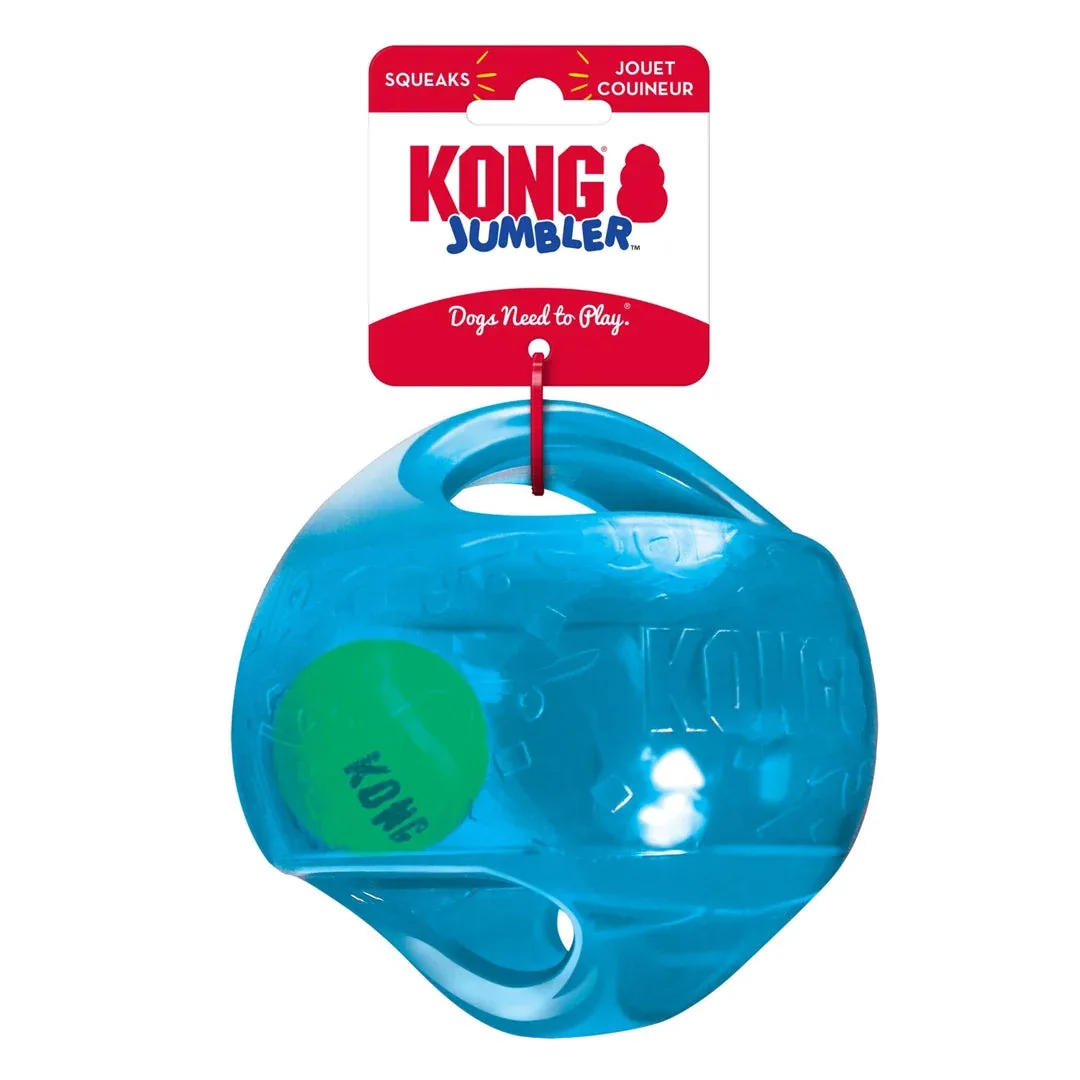 KONG Jumbler Dog Toy Ball Assorted Medium/Large - Image 2