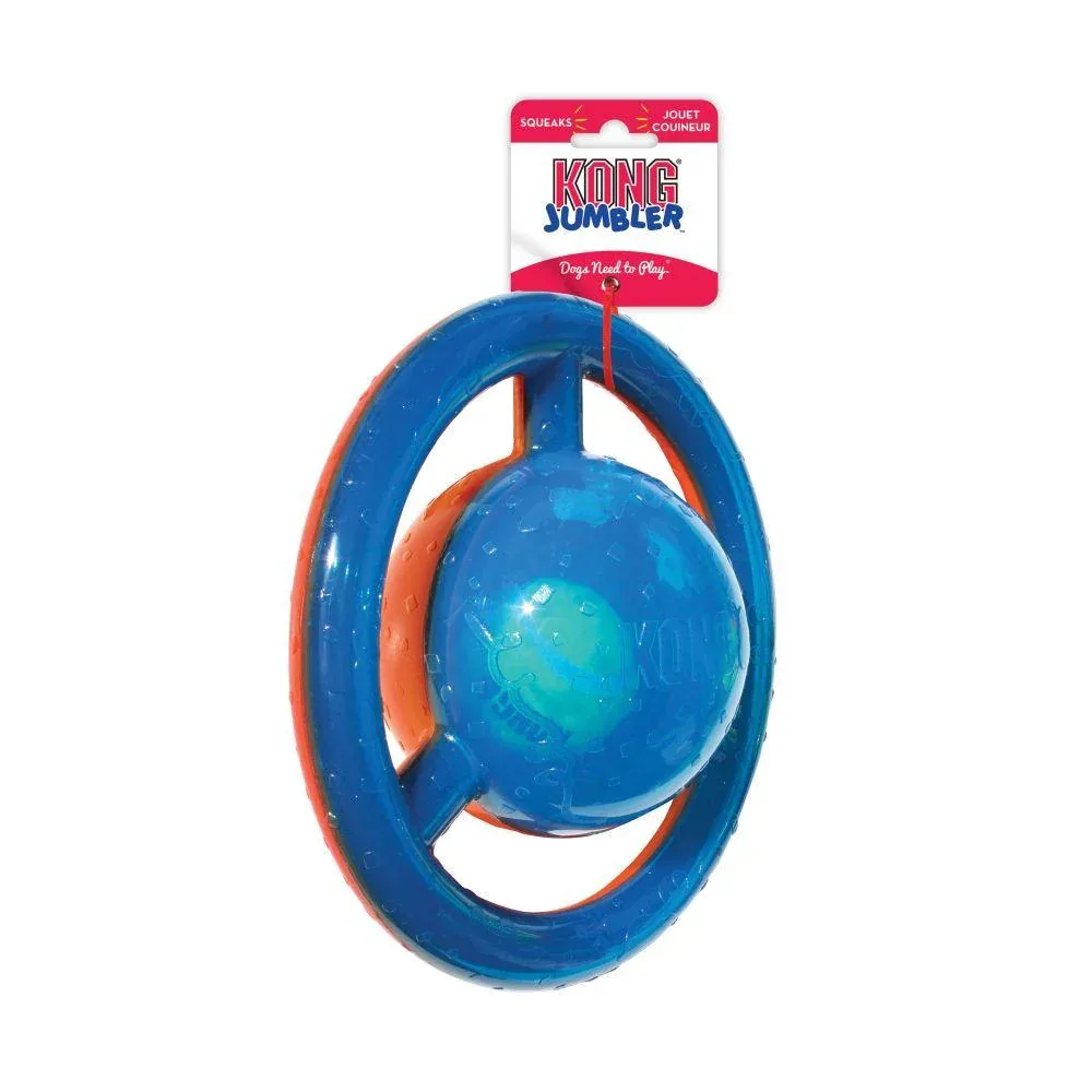 KONG Jumbler Shapes Disc Dog Toy - Image 2