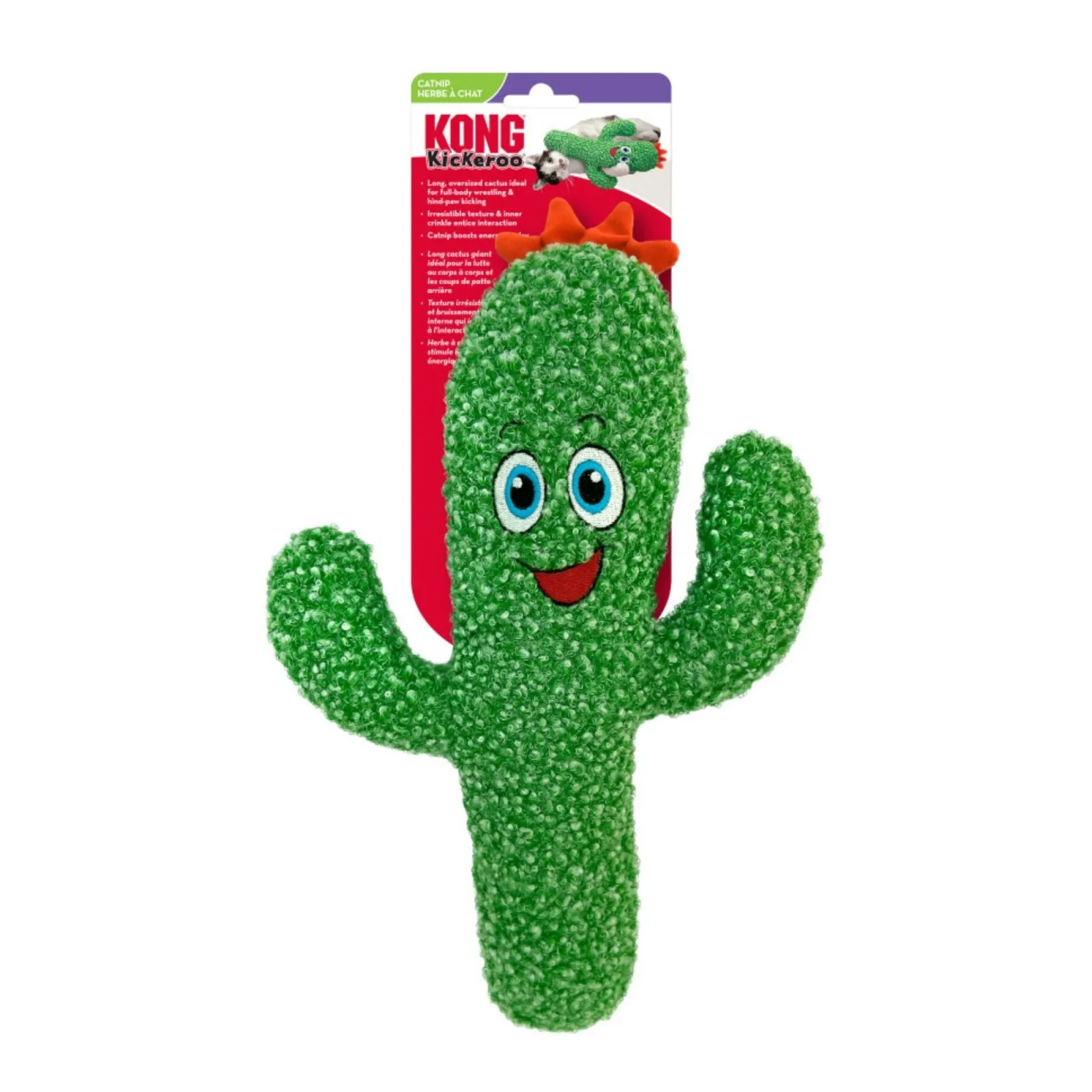 KONG Kickeroo Cactus Cat Toy