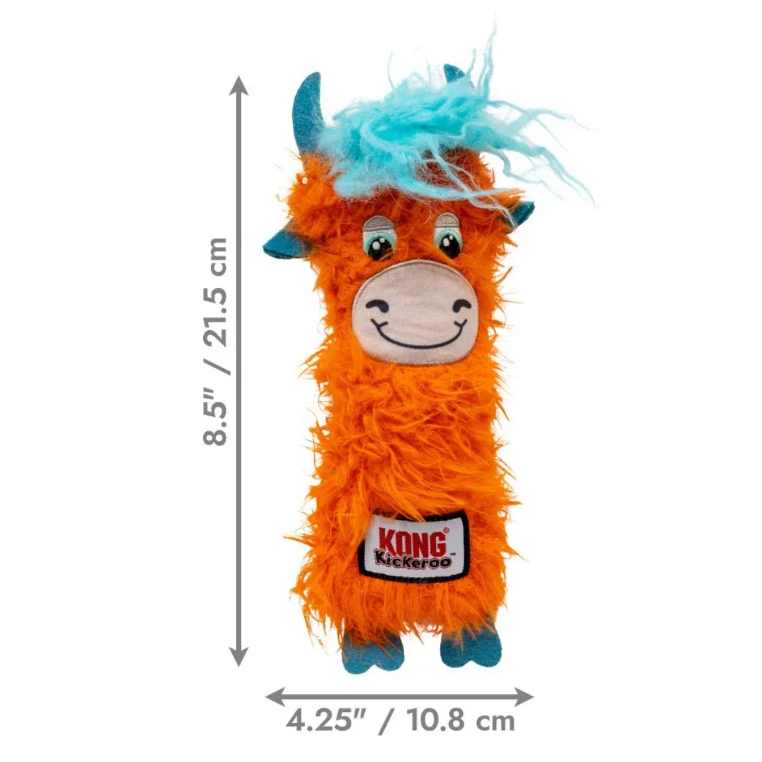 KONG Kickeroo Highland Cow Cat Toy Assorted - Image 2