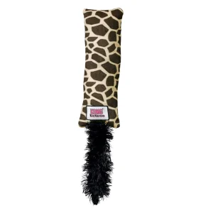 KONG Kickeroo Plush Pattern 1 Catnip Cat Toy Brown