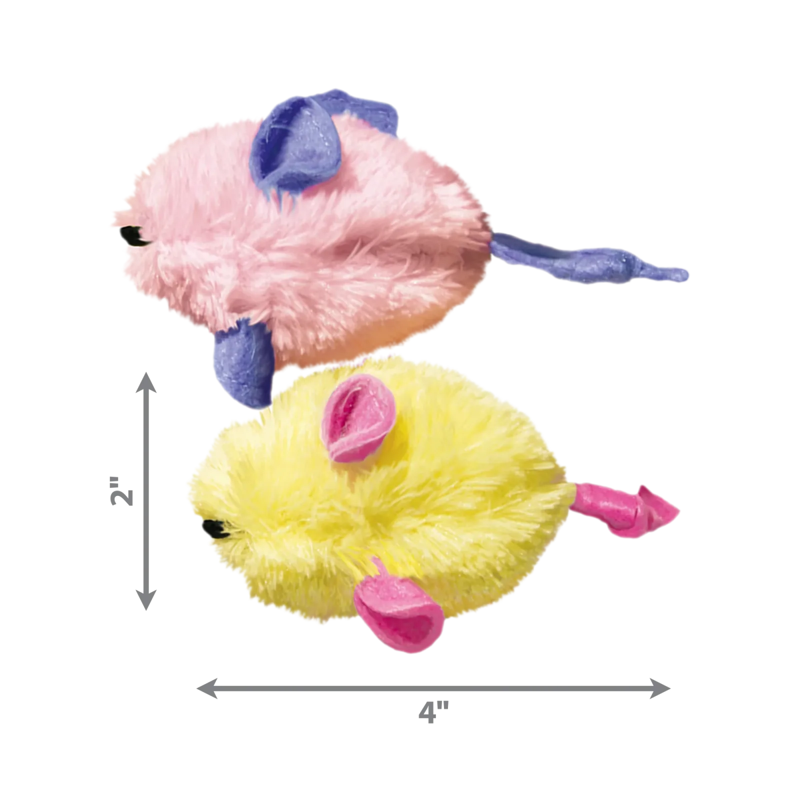 KONG Kitten Mice 2pk Assorted Cat Toy - Image 2
