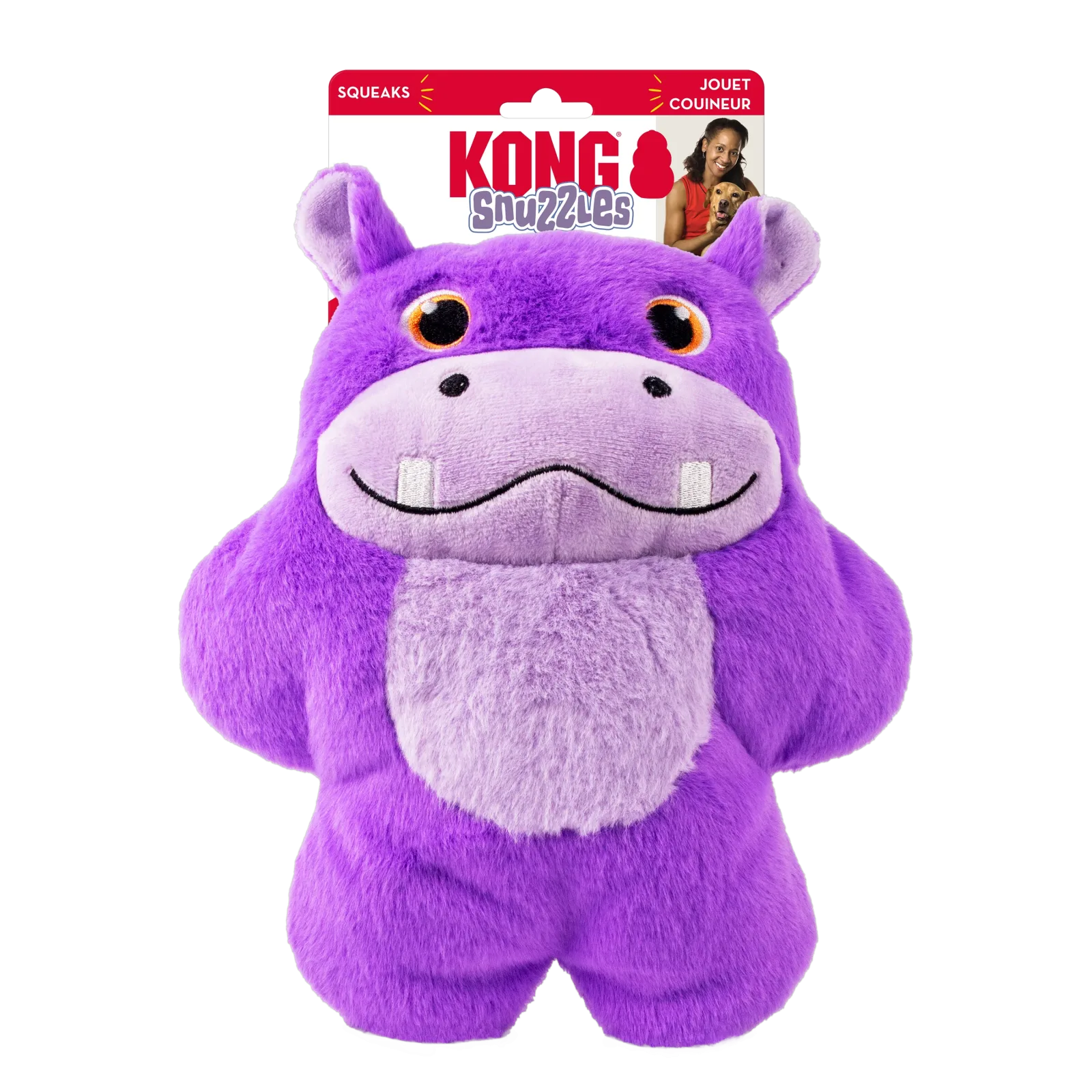 KONG KONG Snuzzles Hippo Dog Toy X-Large