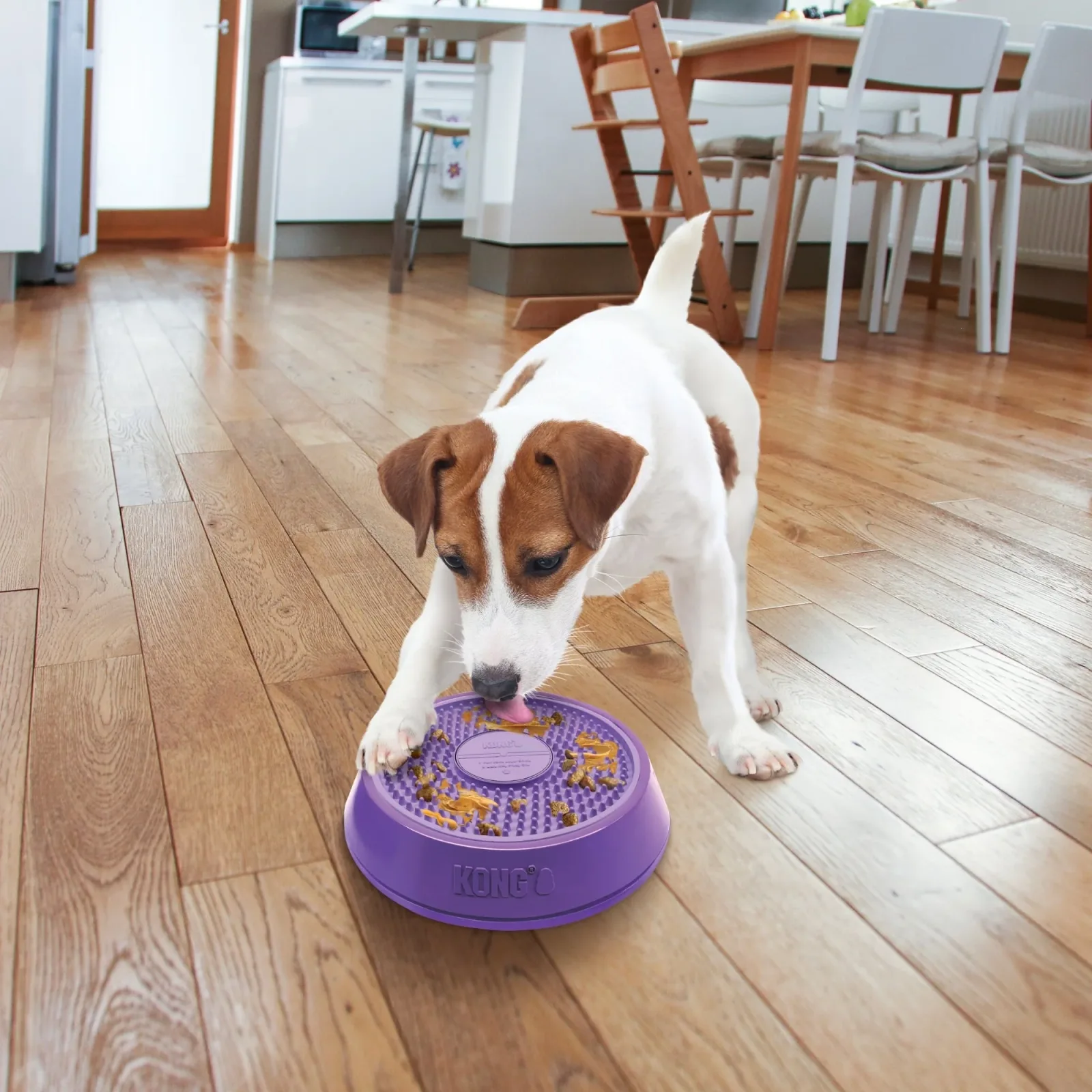 KONG Licks Spinz Dog Treat Dispenser Small - Image 2