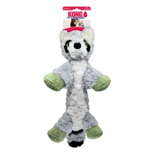 KONG Low Stuff Flopzie Raccoon Dog Toy - Medium