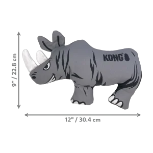 KONG Maxx Friends Dog Toy Rhino Large
