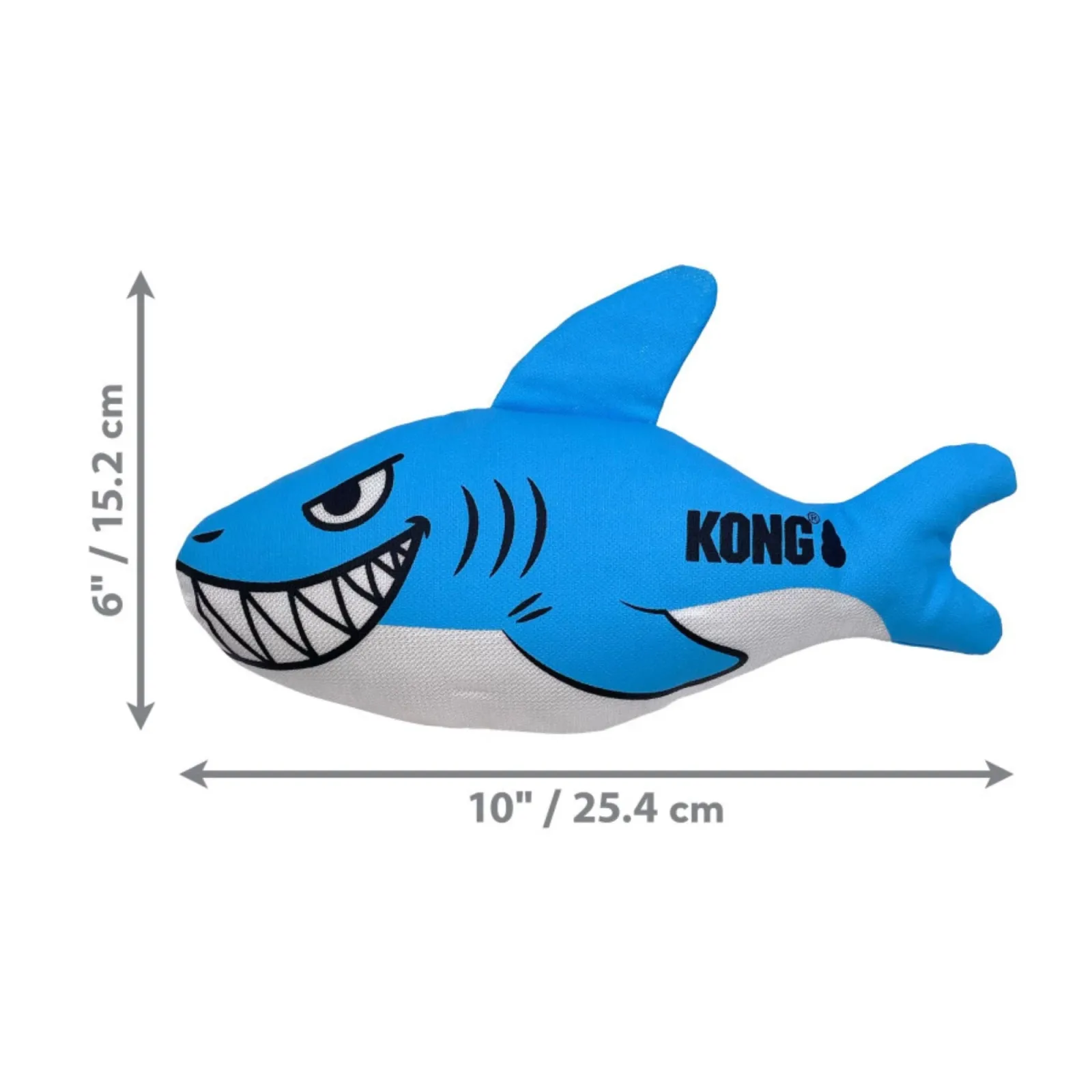 KONG Maxx Friends Dog Toy Shark, Medium - Image 2