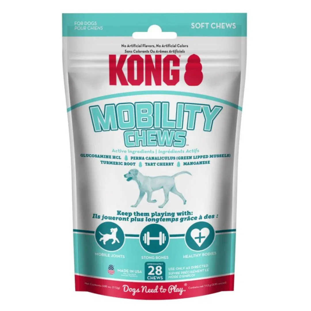 KONG Mobilty Soft Chews Dog Treats 28-Count