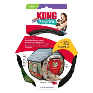 KONG Play Spaces Bungalow Cat Toy Multi-Color