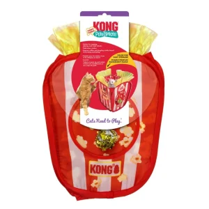 KONG Play Spaces Pawpcorn Cat Toy Red