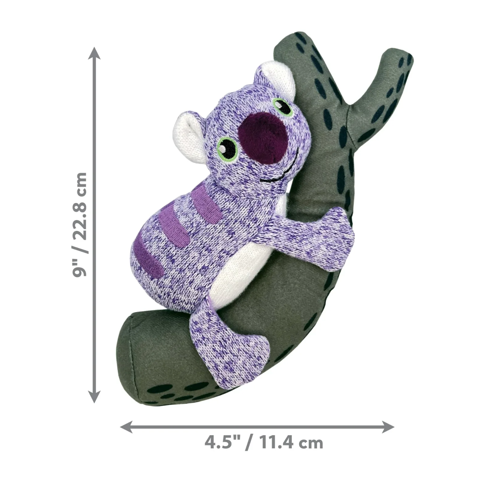 KONG Pull-A-Partz Pals Dog Toy Koala, Small - Image 2