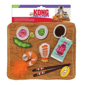 KONG Pull-A-Partz Sushi Cat Toy
