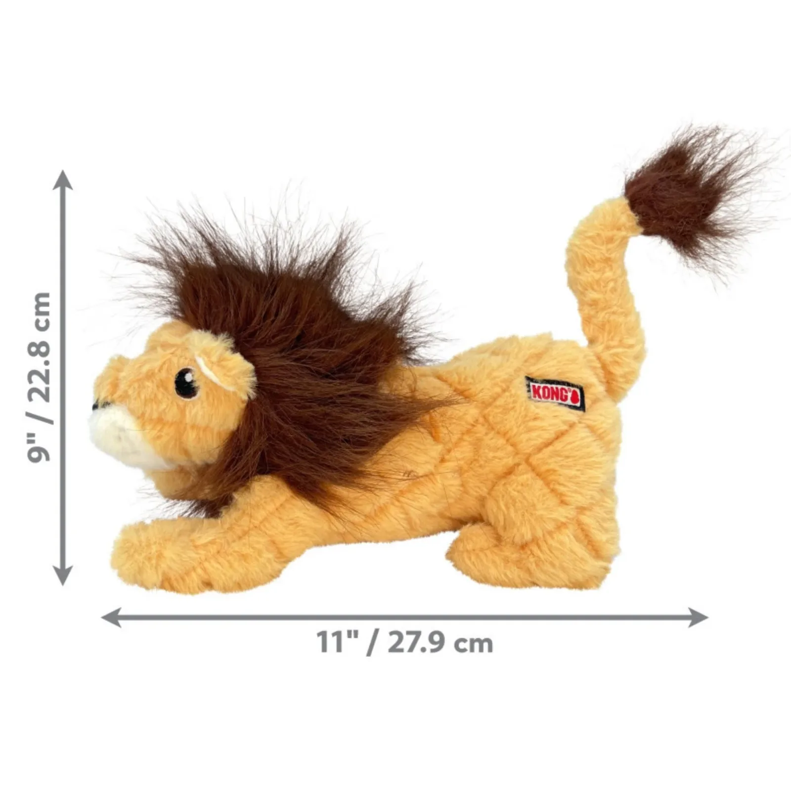 KONG Scampers Dog Toy Lion, Medium - Image 2
