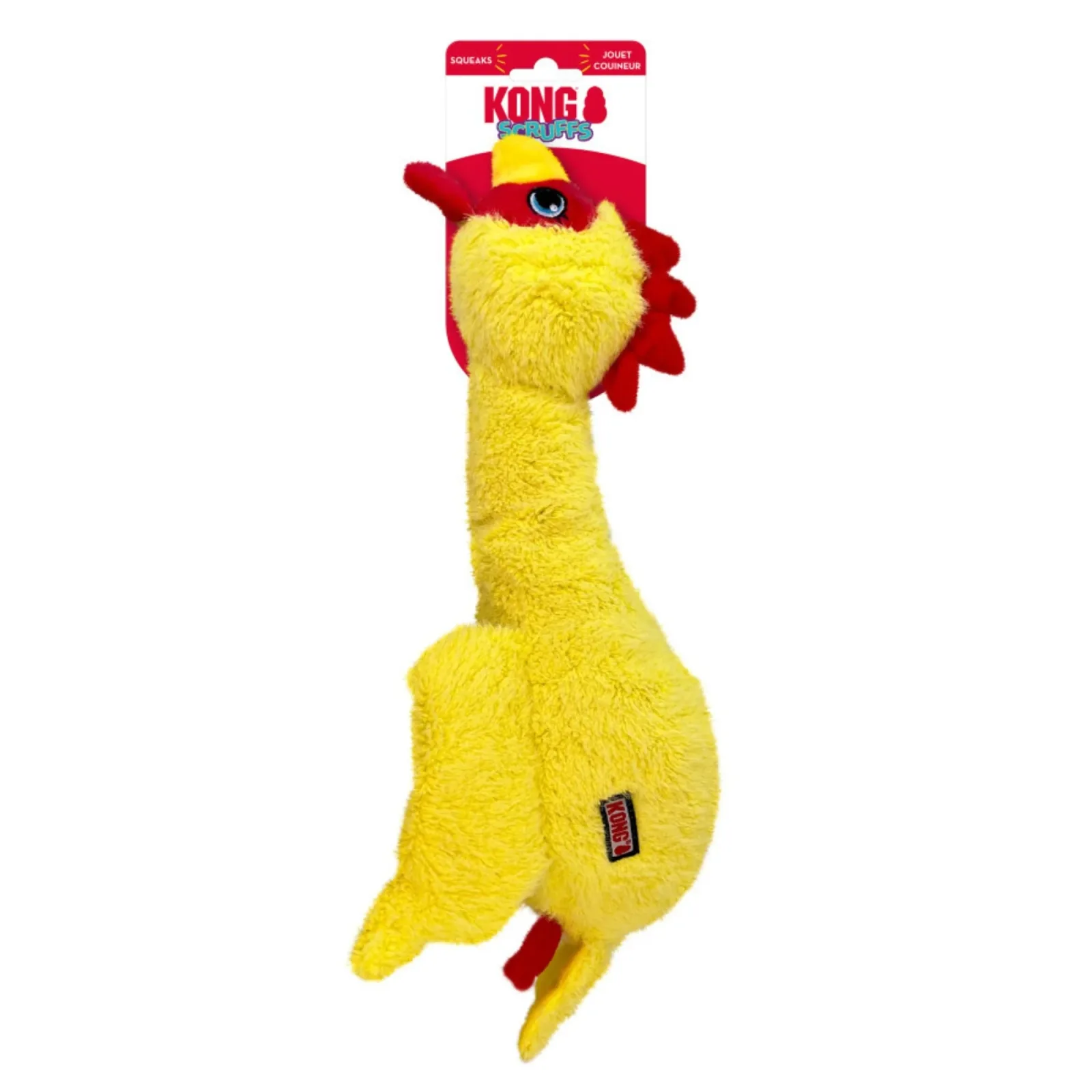 KONG Scruffs Dog Toy Chicken, Medium/Large