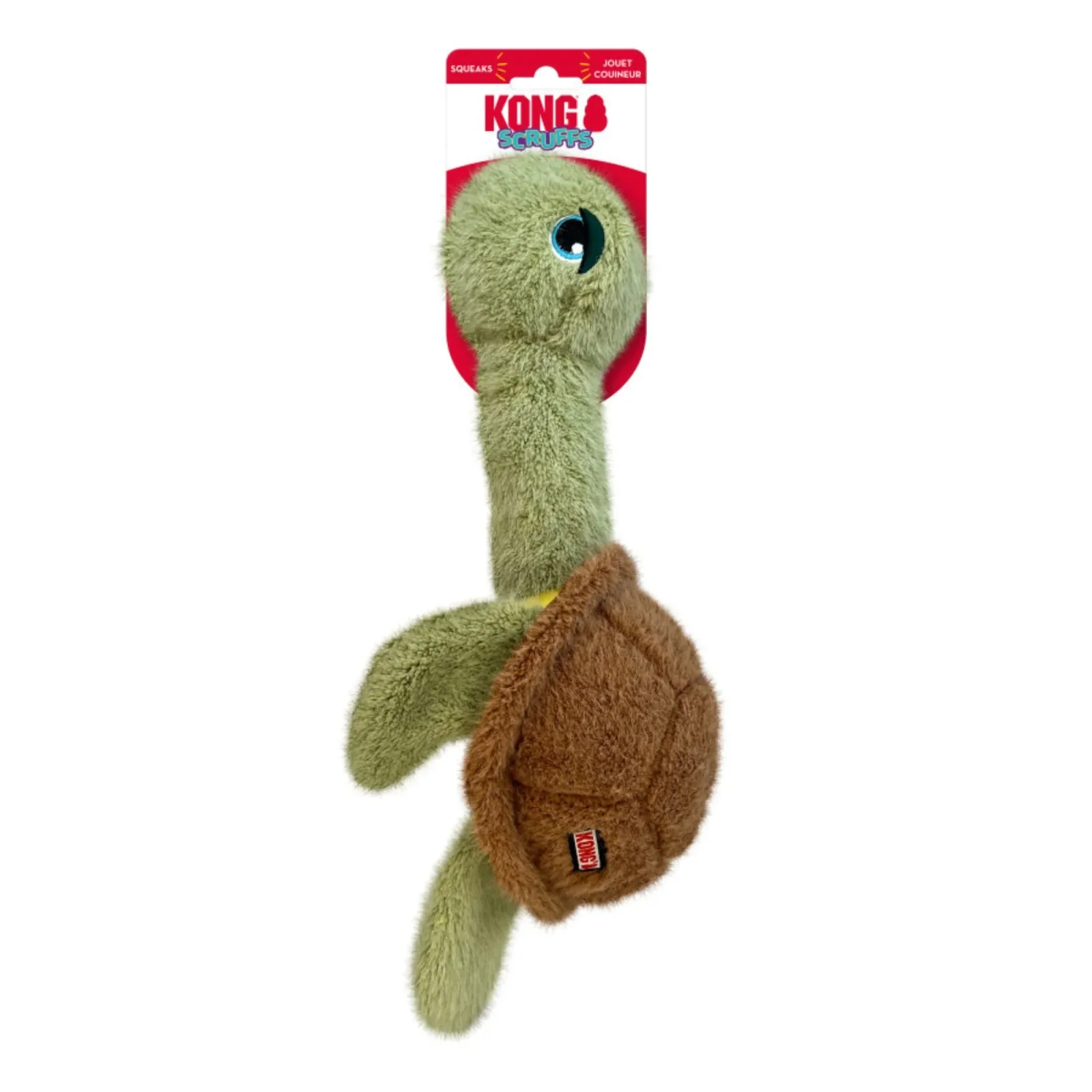 KONG Scruffs Dog Toy Turtle, Medium/Large