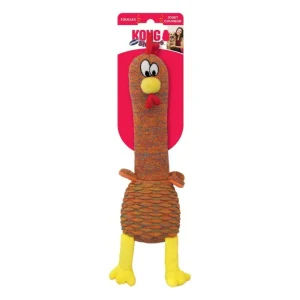 KONG Shakers Cuckoos Plush Dog Toy Assorted Medium