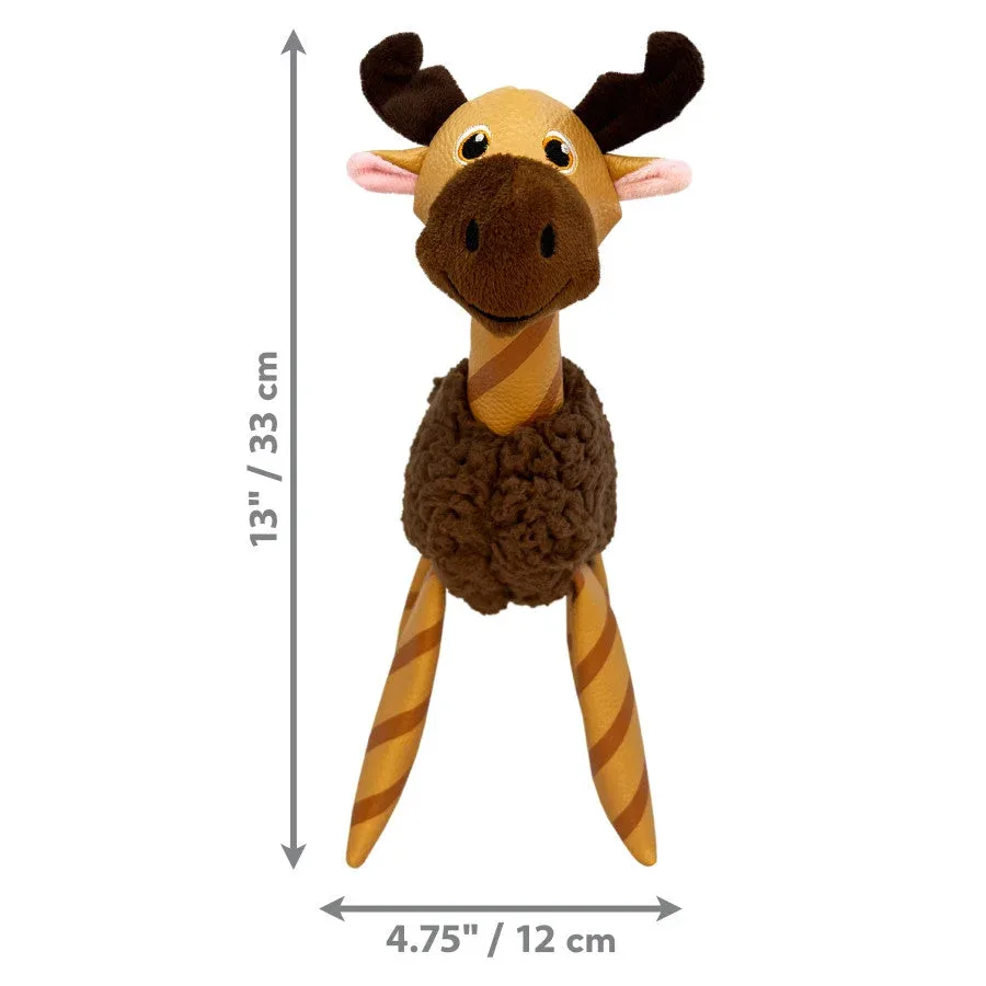 KONG Shakers Floofs Plush Dog Toy Moose, Medium - Image 2