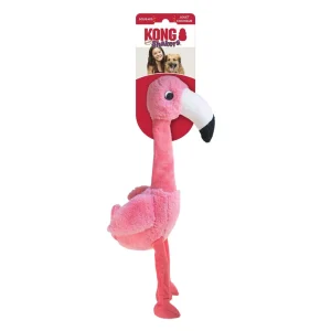 KONG Shakers Honkers Flamingo Dog Toy Pink Small