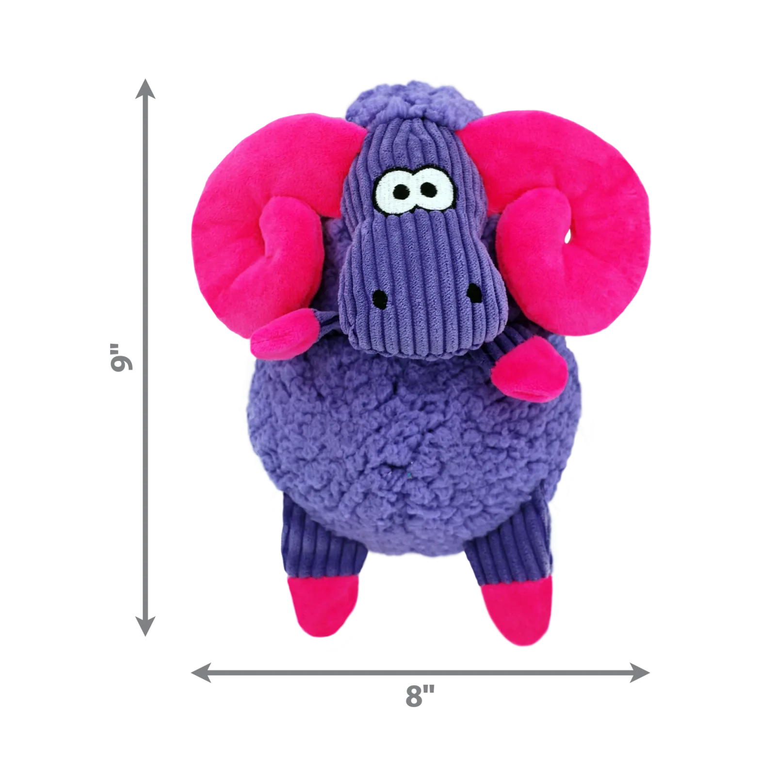 KONG Sherps™ Floofs Big Horn Medium Dog Toy - Image 2