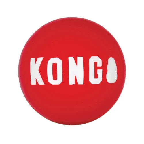 KONG Signature Ball Dog Toy Red MD - Image 2