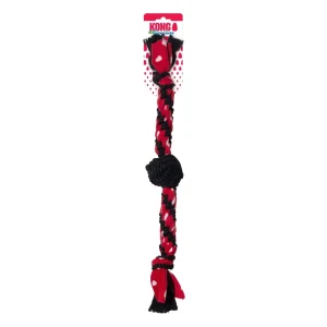 KONG Signature Rope Dual Knot with Ball Dog Toy
