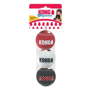 KONG Signature Sport Balls Dog Toy Medium, 3-Count
