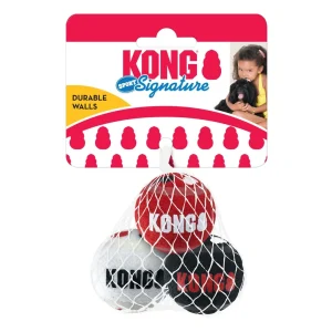 KONG Signature Sport Balls Dog Toy X-Small, 3-Count