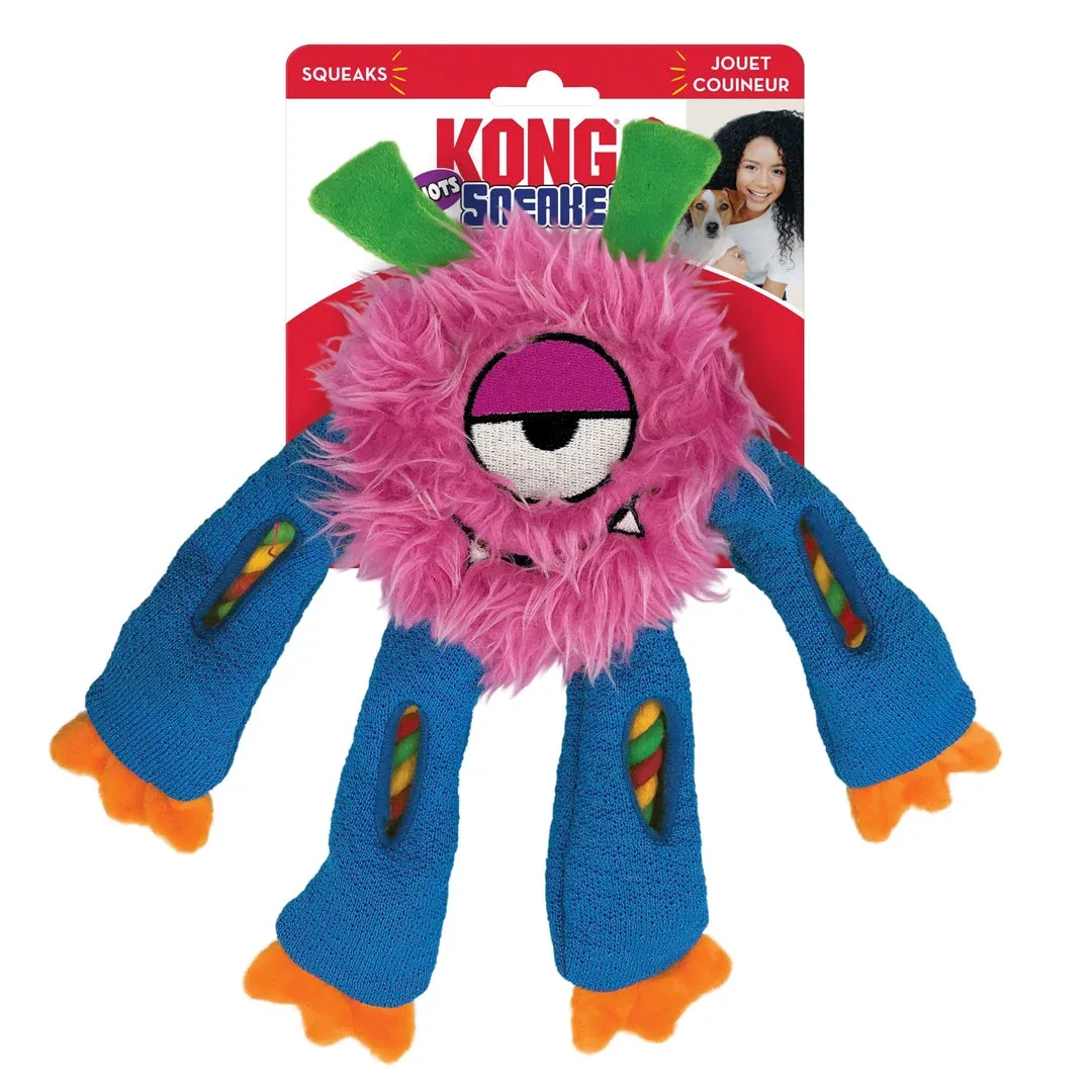 KONG Sneakerz Knots Dog Toy Assorted Medium