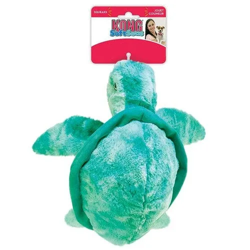 KONG Soft Seas Turtle Large Dog Toy {L+A} 659516 - Image 2