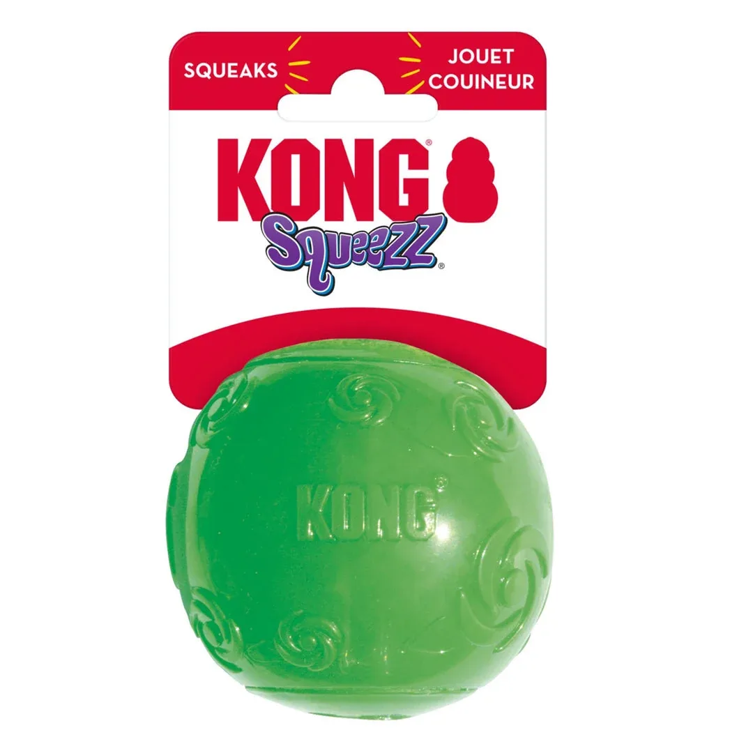 KONG Squeezz Ball Dog Toy Color Assorted Large - Image 2