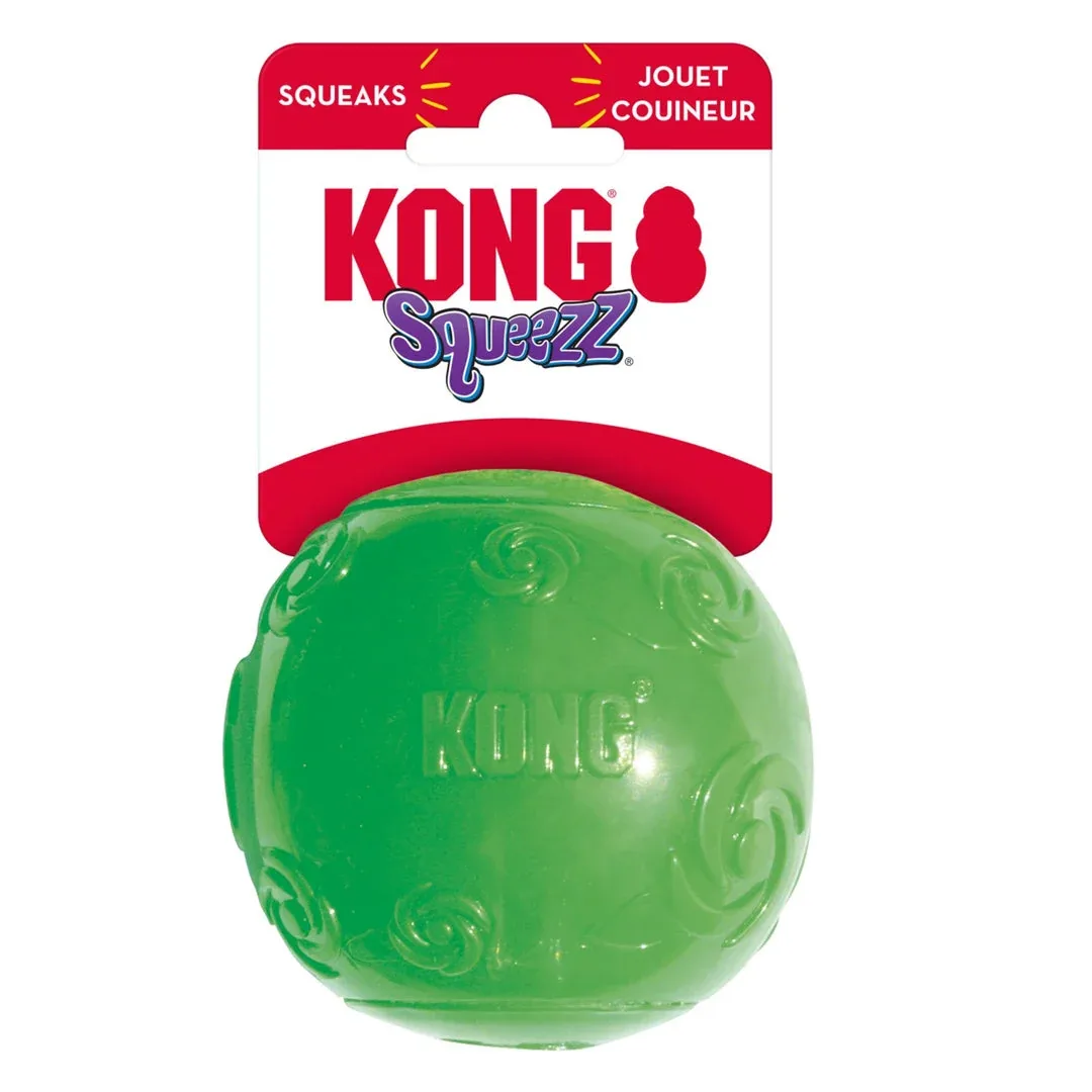 KONG Squeezz Ball Dog Toy Color Assorted X-Large - Image 2