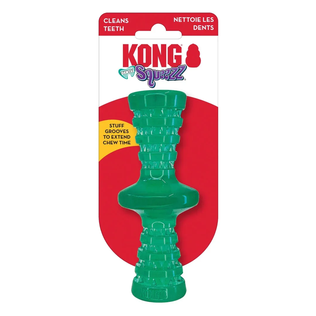 KONG Squeezz Dental Roller Stick Dog Chew Small