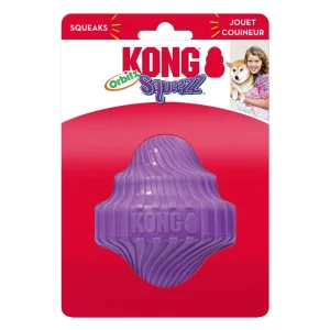 KONG Squeezz Orbitz Dog Toy Spin Assorted Small/Medium