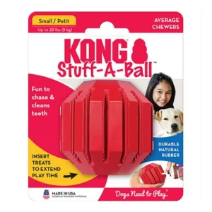 KONG Stuff-A-Ball Dog Toy Red Small, 2.5 in