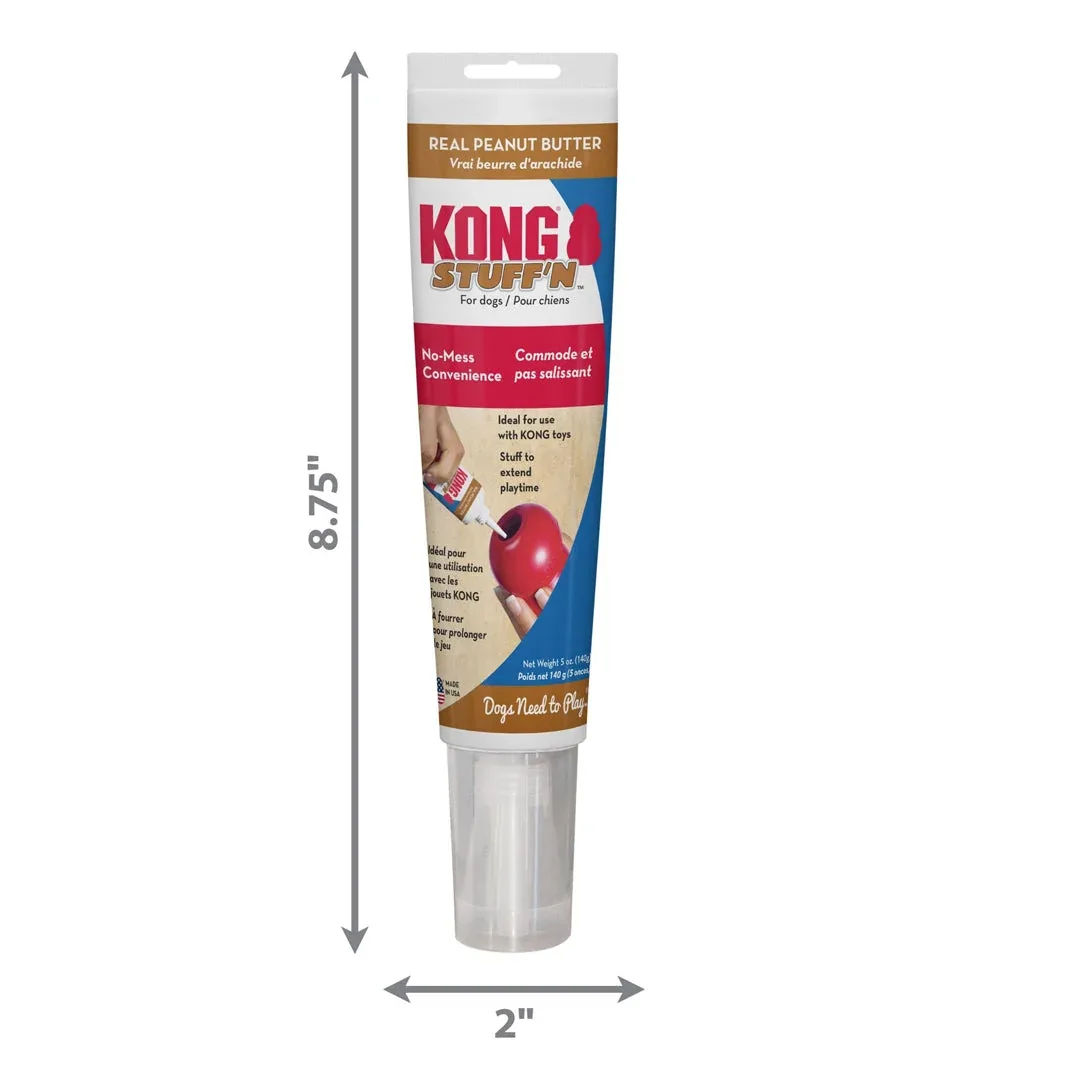 KONG Stuff'N Dog Treat Paste Tube Peanut Butter, 5 oz - Image 2