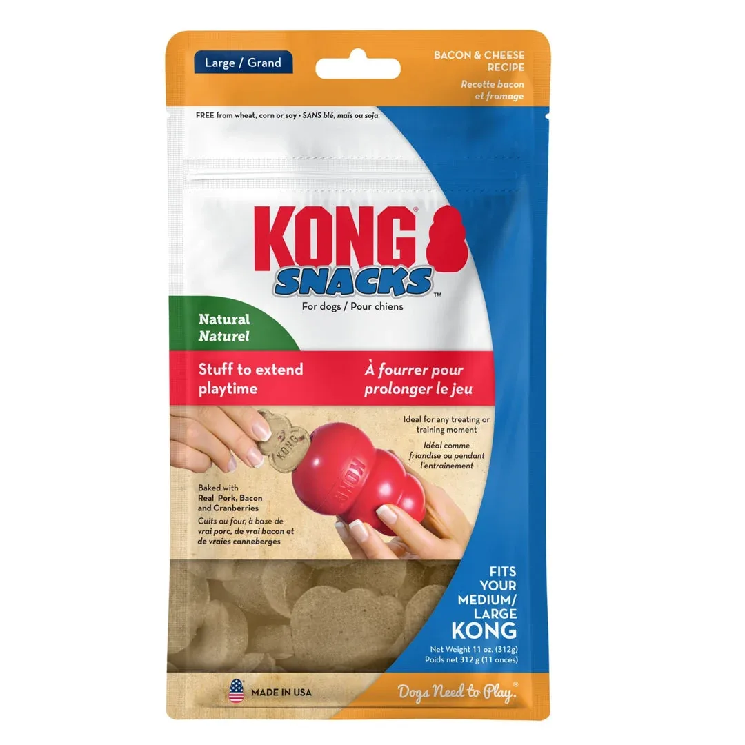 KONG Stuff'N Snacks Dog Treats Bacon & Cheese Large, 12 oz - Image 2