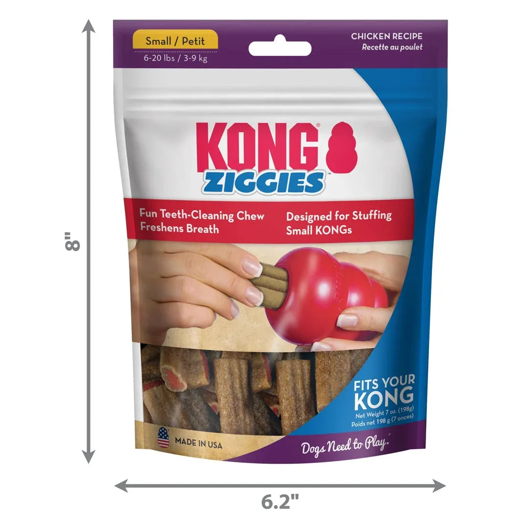 KONG Stuff'N Ziggies Chicken Dental Dog Treats Small 7 oz - Image 2