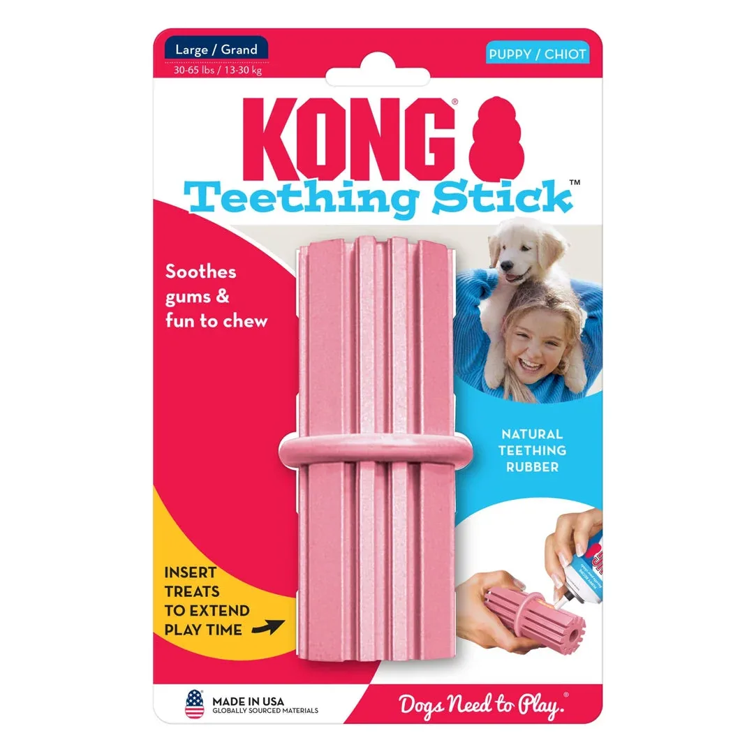 KONG Teething Stick Puppy Dog Toy Assorted Large - Image 2