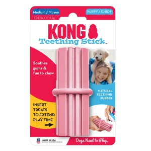 KONG Teething Stick Puppy Dog Toy Assorted Medium