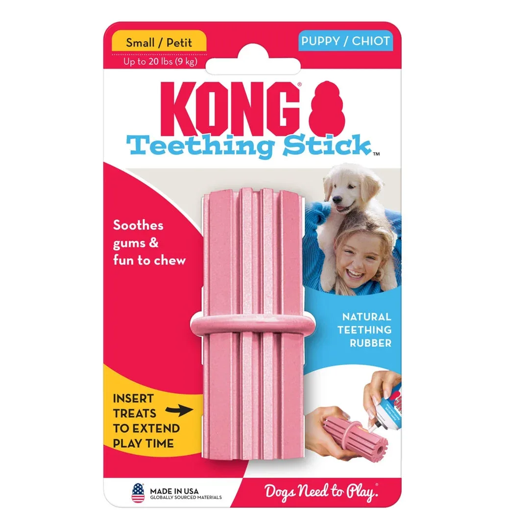 KONG Teething Stick Puppy Dog Toy Assorted Small - Image 2