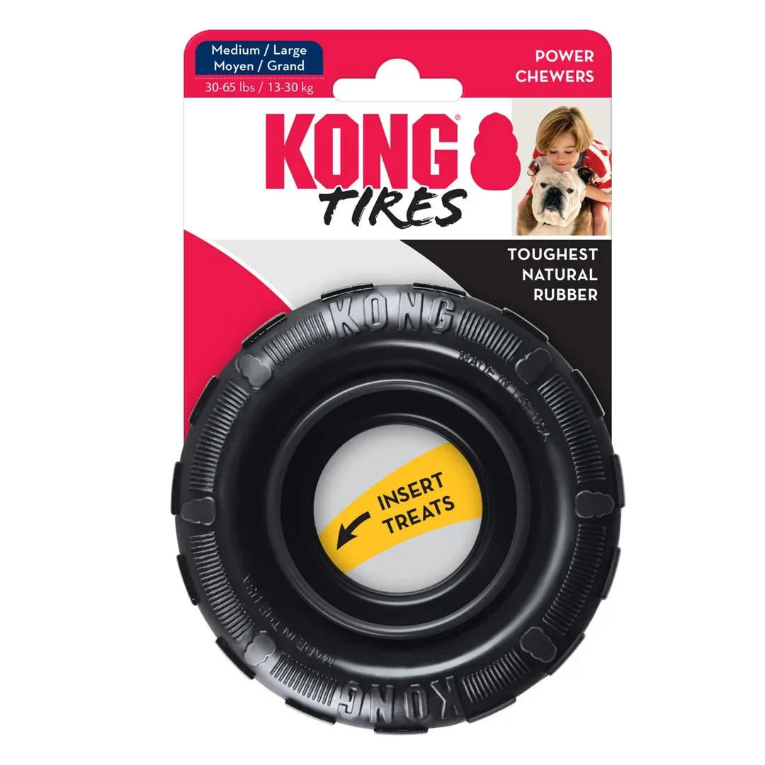 KONG Tires Dog Toy Medium/Large - Image 2