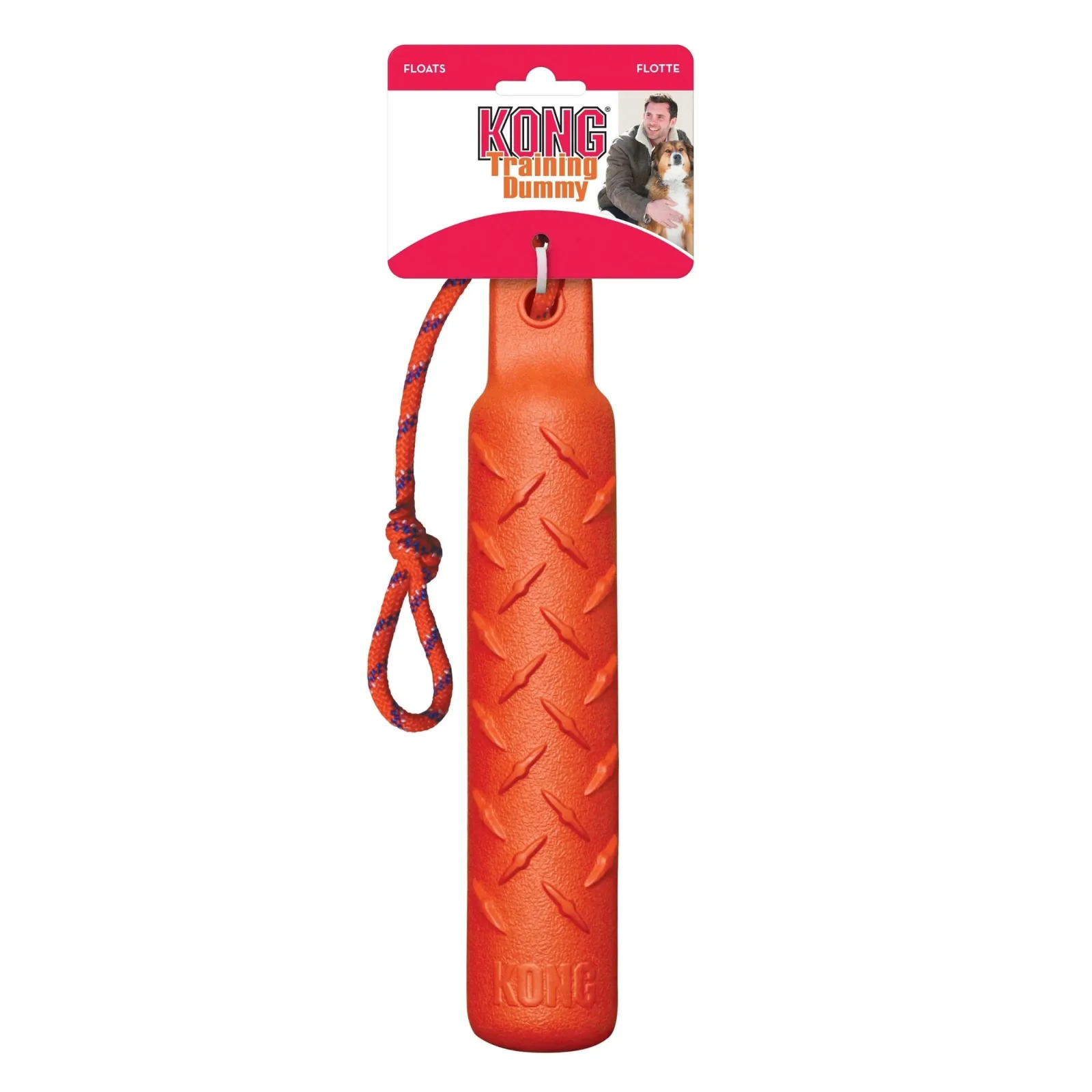 KONG Training Dummy Dog Toy, Orange Large