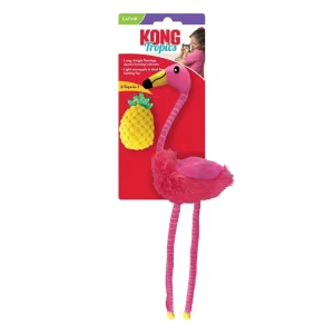 KONG Tropics Flamingo & Pinapple Cat Toy, 2-Count