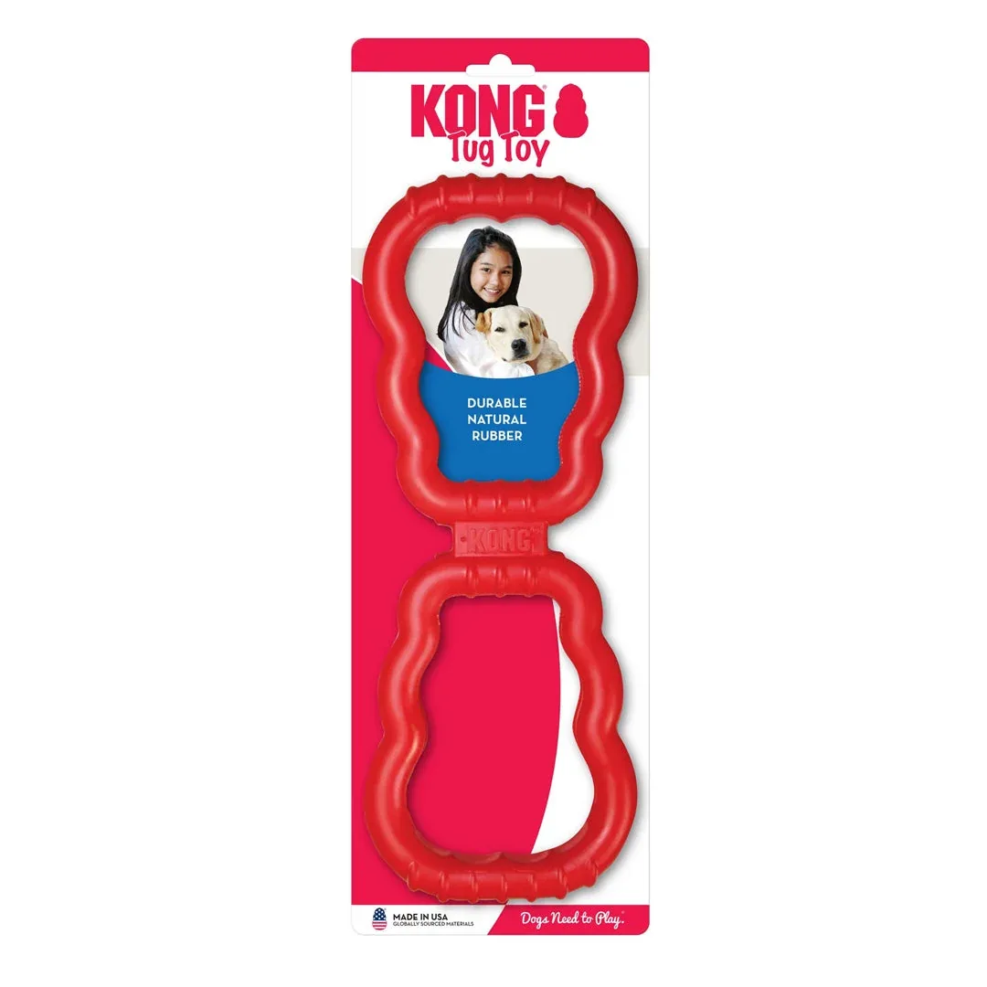 KONG Tug Toy With Control-Flex Dog Toy, Red Small - Image 2