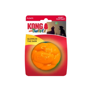 KONG Twistz High-Viz Ball Dog Toy Assorted Color Large