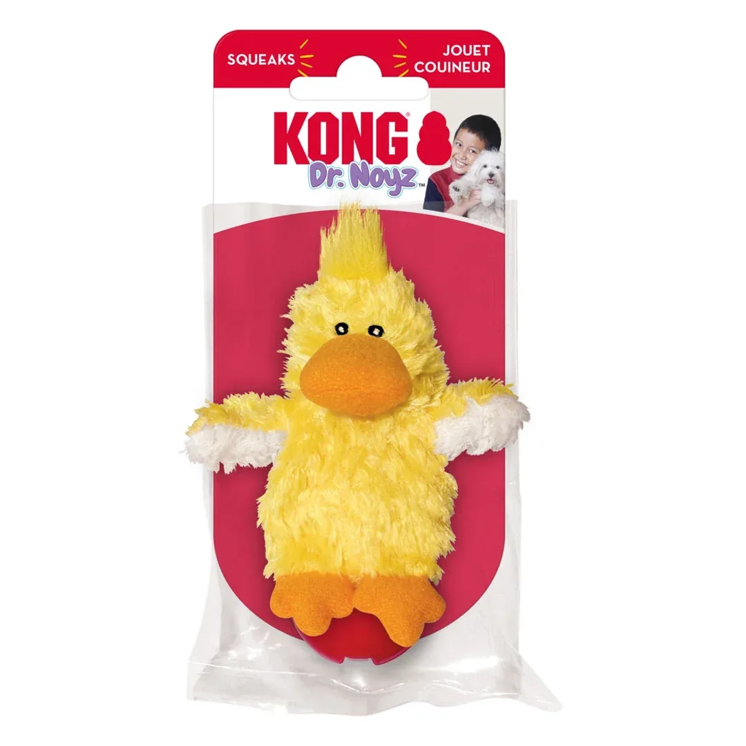 KONG Unstuffed Dog Toy Duck with Squeaker X-Small - Image 2