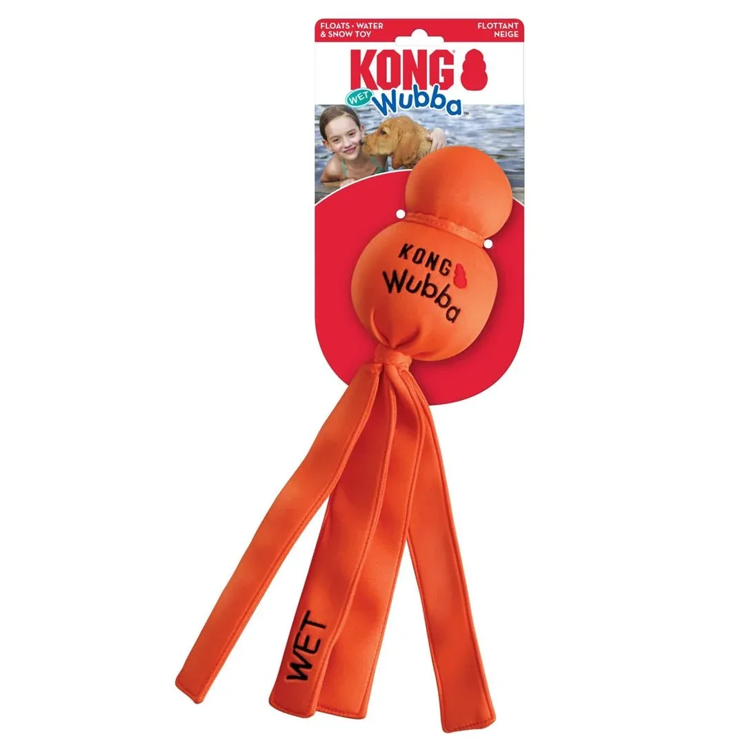 KONG Water Wubba Floating Fetch Dog Toy, Assorted, X-Large