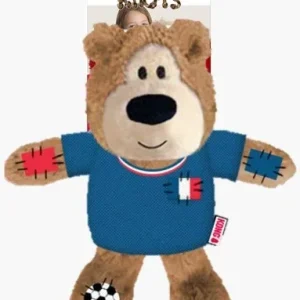 KONG Wild Knots Sport Bear Dog Toy France Medium